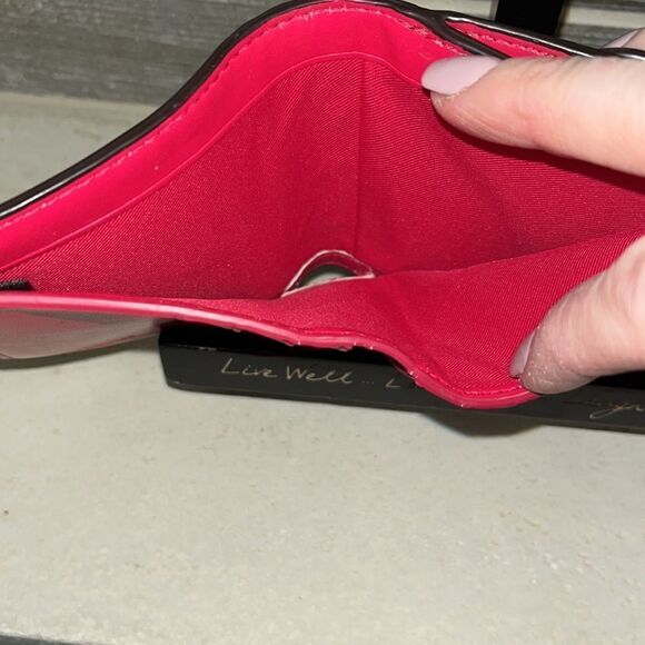 Coach Small Wallet in Signature Canvas Print & Colourblock - Picture 7 of 15